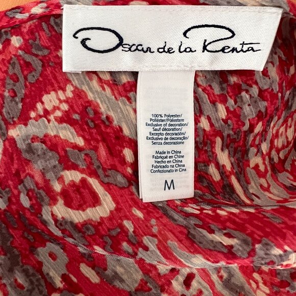 vintage Oscar de la Renta nightgown and robe set size med - Picture 12 of 15